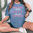 Gymnastics Gymnast For Girls Women Cool Cartwheel Women's Oversized Comfort Colors T-Shirt Blue Jean