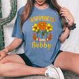 Happiness Is Being A Bubby Cute Women's Oversized Comfort T-Shirt Blue Jean