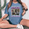 I'm Not Part Of The Problem Raccoon Meme Bootleg Women's Oversized Comfort Colors T-Shirt Blue Jean
