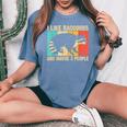 Oversized Comfort Colors T-Shirt - Raccoon Lover Introvert Gift Blue Jean