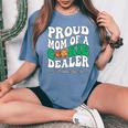 Proud Mom Of A Cookie Dealer Scout Troop Scouting Girls Women's Oversized Comfort T-Shirt Blue Jean