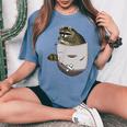 Raccoon Lover Comfort Colors Women’s Oversized T-Shirt | Fun Animal Design Blue Jean