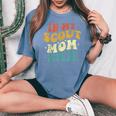 In My Scout Mom Era Scout Mom Vintage Women's Oversized Comfort T-Shirt Blue Jean