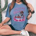 Strawberry Jam Raccoon Women's Oversized T-Shirt | Comfy Design Blue Jean