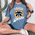 Trash Panda Raccoon Women's T-Shirt - Modern Cartoon Style Blue Jean