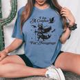 Trendy Raccoon Conduit - Women's Oversized Grey T-Shirt | Small Blue Jean