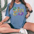 La Weezy Ana Mardi Gras Louisiana Fat Tuesday Men Women's Oversized Comfort T-Shirt Mustard