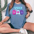 Parents Mom Spider Dad Matching Family Birthday Women's Oversized Comfort T-Shirt Mustard