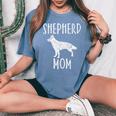Vintage German Shepherd Mom Dog Owner Shepard Mother Women's Oversized Comfort T-Shirt Mustard