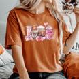 Coffee Valentine's Day Lover Valentine Latte For Girls Women's Oversized Comfort T-Shirt Crimson