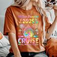 Cruise Mother Daughter Trip 2025 Mom Daughter Vacation Women's Oversized Comfort T-Shirt Crimson
