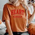 Heart Breaker Happy Valentine's Day Retro Women Women's Oversized Comfort T-Shirt Crimson