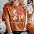 It's A Mother Daughter Trip Cruise Mother Daughter Cruise Women's Oversized Comfort T-Shirt Crimson