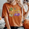 La Weezy Ana Mardi Gras Louisiana Fat Tuesday Men Women's Oversized Comfort T-Shirt Crimson