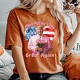 Make Great Again Trump Mother Day Mama Women's Oversized Comfort T-Shirt Crimson
