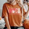 Nicu Nurse Tiny Humans Stole My Heart Valentine's Day Women's Oversized Comfort T-Shirt Crimson