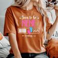 Soon To Be Nene 2025 Loading Mother Day 2025 Women's Oversized Comfort T-Shirt Crimson