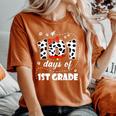 101 Days 1St Grade Dog 100 Days School 100Th Day Students Women's Oversized Comfort T-Shirt Yam