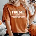 47 President Donald Trump Inauguration Day 2025 Memorabilia Women's Oversized Comfort T-Shirt Yam
