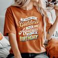 Aquarius Birthday Aquarius Goddess Queen Its My Birthday Women's Oversized Comfort T-Shirt Yam