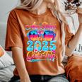 Aw Ship It's A 2025 Girls Trip Matching Cruise Trip Women Women's Oversized Comfort T-Shirt Yam