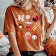 Baseball Mom Coquette Bow Mother's Day Baseball Mama Women's Oversized Comfort T-Shirt Yam