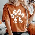 Dog Groomer Gifts For Women Dog Grooming Women's Oversized Comfort Colors T-Shirt Yam