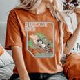 Dream Big Raccoon Women's Oversized Tee - Playful Comfort Yam