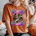 Even Baddies Get Saddies Women's Oversized T-Shirt - Funny Meme Yam