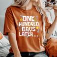 100 Days Of School Matching Studen And Teacher Women's Oversized Comfort T-Shirt Yam