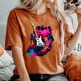 Guitarra Eléctrica Para Hombres Es Y Niños Camiseta extragrande cómoda para mujer Yam
