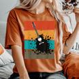 Guitarra Música Arte Retrointage Instrumento Hombre Camiseta extragrande cómoda para mujer Yam