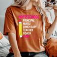 Home-School Mom Homeschooling Mama Mommy Mother Women Women's Oversized Comfort Colors T-Shirt Yam