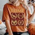 La Historia De Roma La Antigua Roma Camiseta extragrande cómoda para mujer Yam