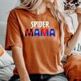 Matching Family Spider Web Mama Mother's Day Birthday Boy Women's Oversized Comfort T-Shirt Yam