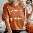 Musique Métier Super Dj Qui Déchire Animatrice Dj T-shirt oversize confortable pour femme Yam
