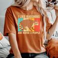 Oversized Comfort Colors T-Shirt - Raccoon Lover Introvert Gift Yam