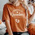 Promoted To Grandma Est 2025 For New Baby Women's Oversized Comfort T-Shirt Yam
