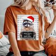 Raccoon Christmas Women's T-Shirt | Funny 'Dear Santa, I Can Explain' Yam