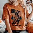 Raccoon Cowboy Oversized Women's Tee - Western Vintage Style Yam