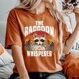 Raccoon Lover T-Shirt - Vintage Retro Women's Oversized Tee Yam