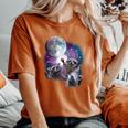 Raccoon Moon Howling Women's Comfort Colors Oversized T-Shirt Yam
