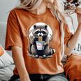 Raccoon Noodle Cup Unisex Tee | Cozy Oversized Comfort Yam