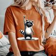 Raccoon Retro Rock T-Shirt - Men, Women, Kids - Oversized Comfort Yam