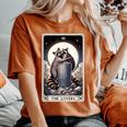 Raccoon Tarot The Lovers Comfort Colors Women's Oversized T-Shirt Yam