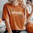 Raccoon Whisperer Women's Oversized Tee | Cute Comfort Colors Yam