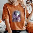 Rats Howling At The Moon Shirt Rat Women's Oversized Comfort Colors T-Shirt Yam