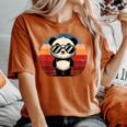 Retro Panda Sunglasses BBQ Party | Women's Oversized Comfort T-Shirt Yam