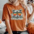 Retro Raccoon Sunglasses Women's Tee | Animal Lovers' Fun Style Yam