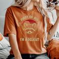 Sarcastic Raccoon Lover Oversized T-Shirt - Women's Comfort Fit Yam